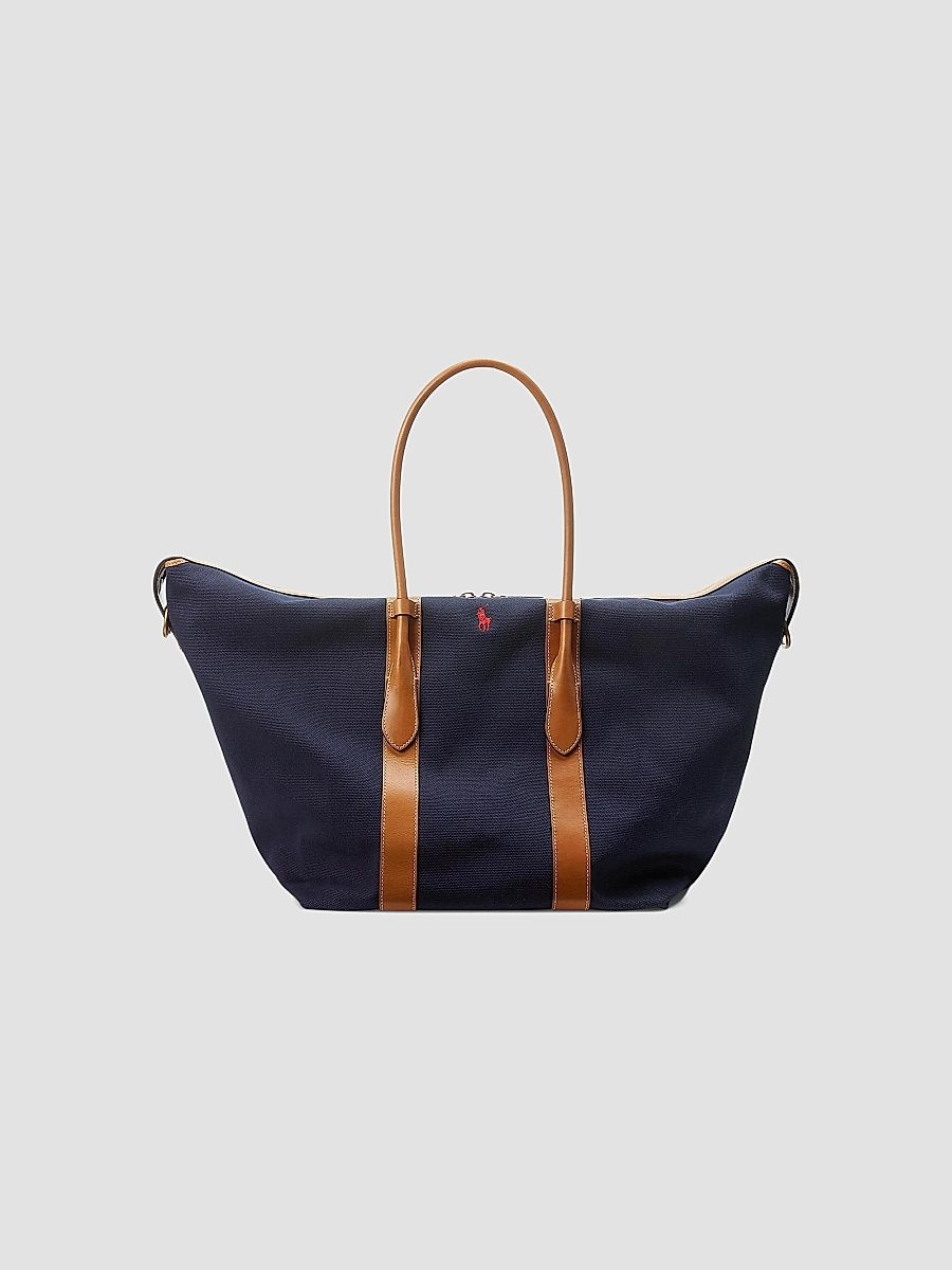 Polo Ralph Lauren Women's Extra-Large Bellport Canvas Tote Bag - Navy