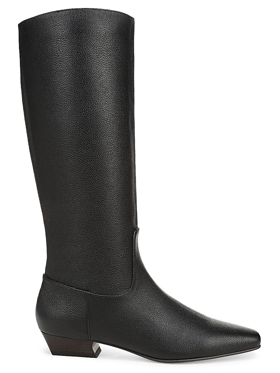 Women's Addison Leather Western Boots - Black - Size 11