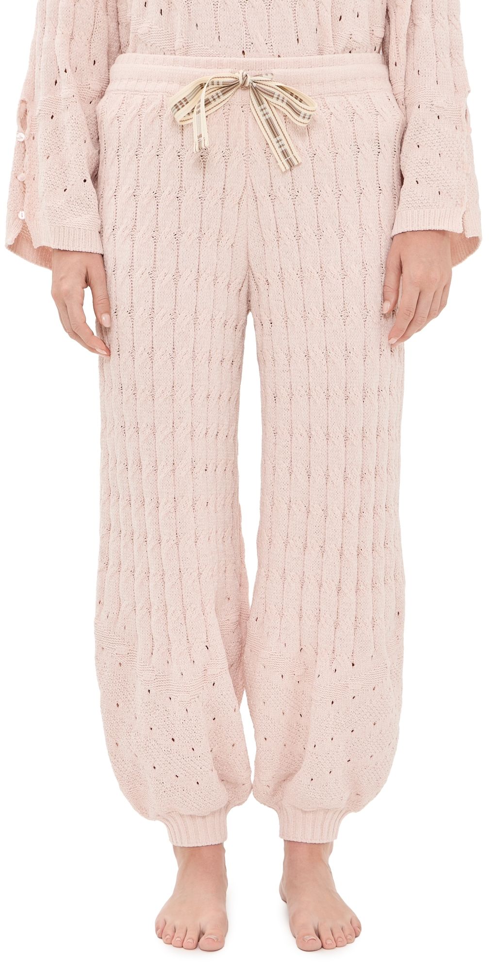 Free People Fireside Crush Joggers Cream XS