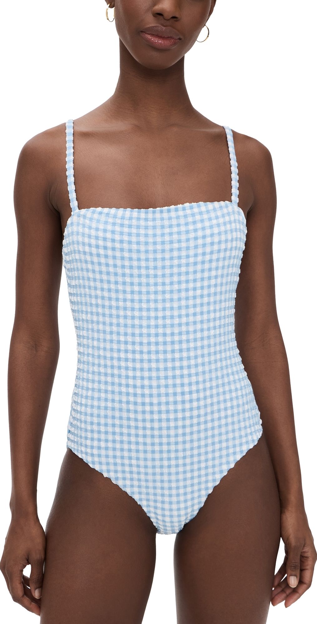 Hill House Home The Giana One Piece Blue Gingham S
