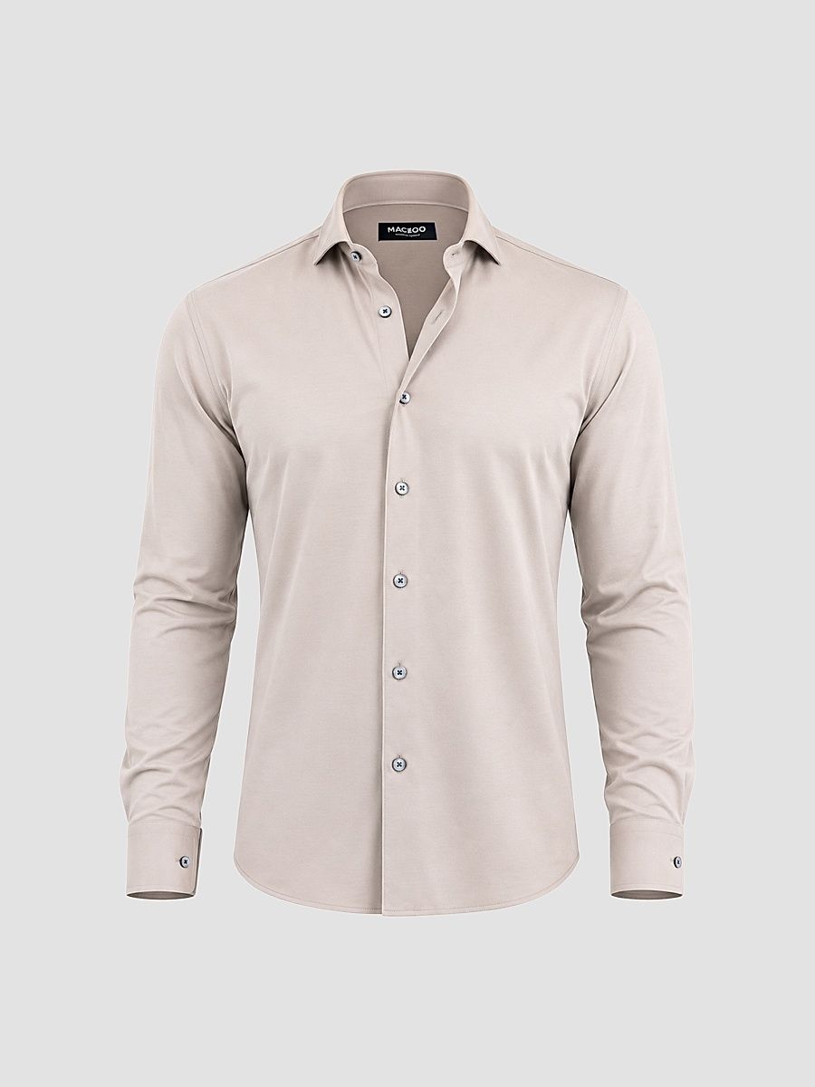 Men's Einstein Stretch Shirt - Beige - Size XXXL