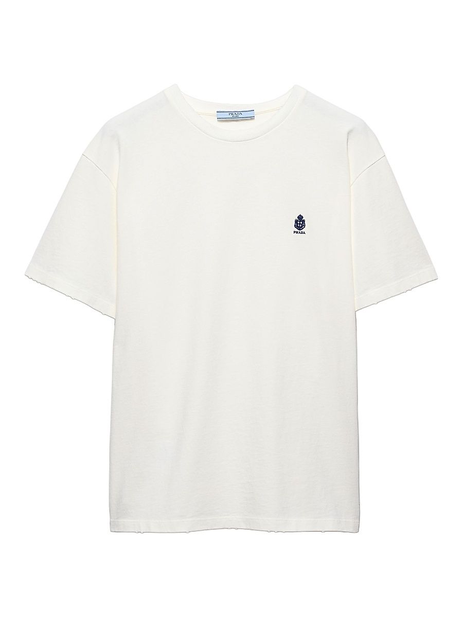 Women's Garment-Dyed Jersey T-Shirt - White - Size XS