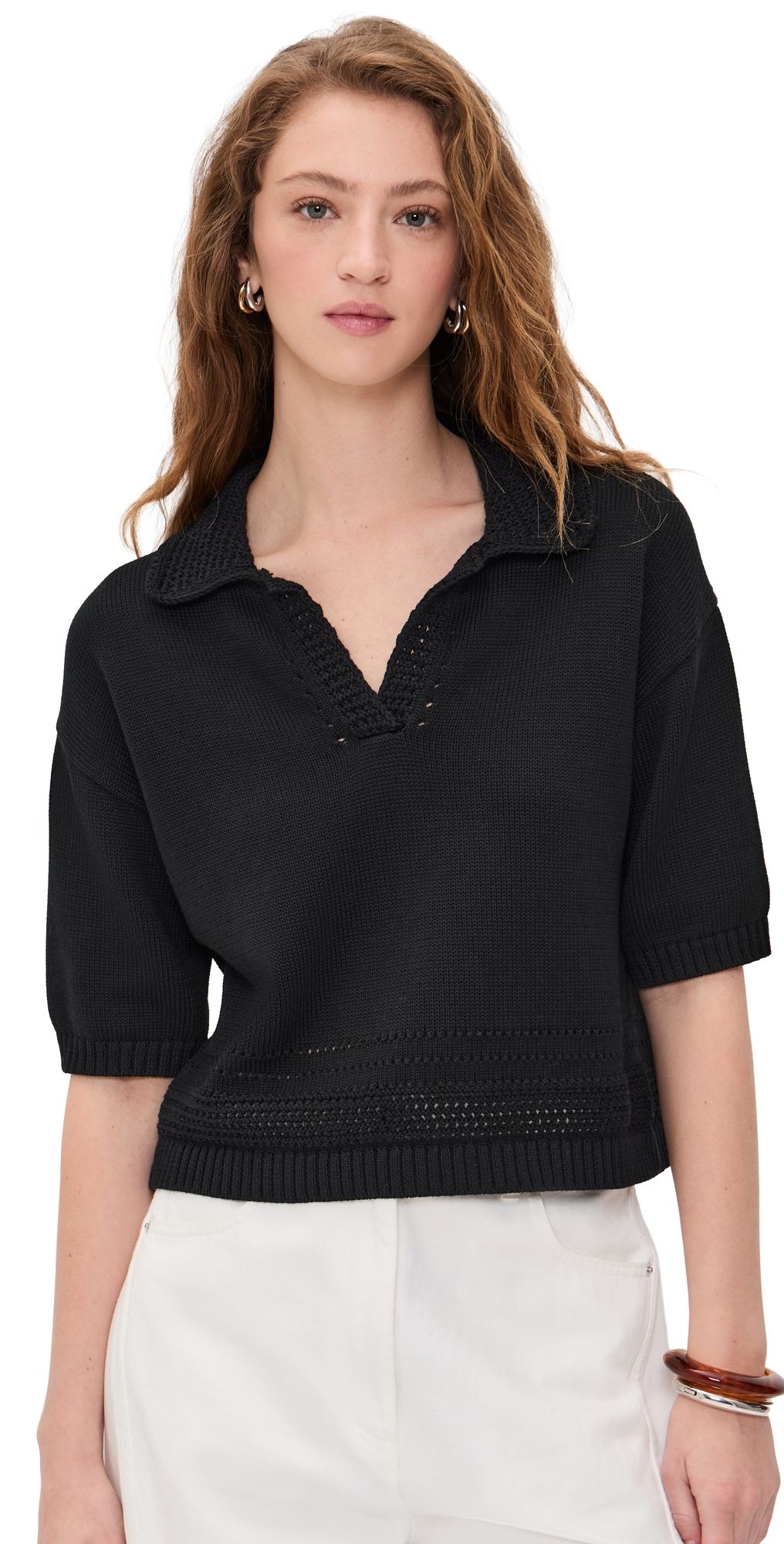 Velvet Winslow Pullover Black L