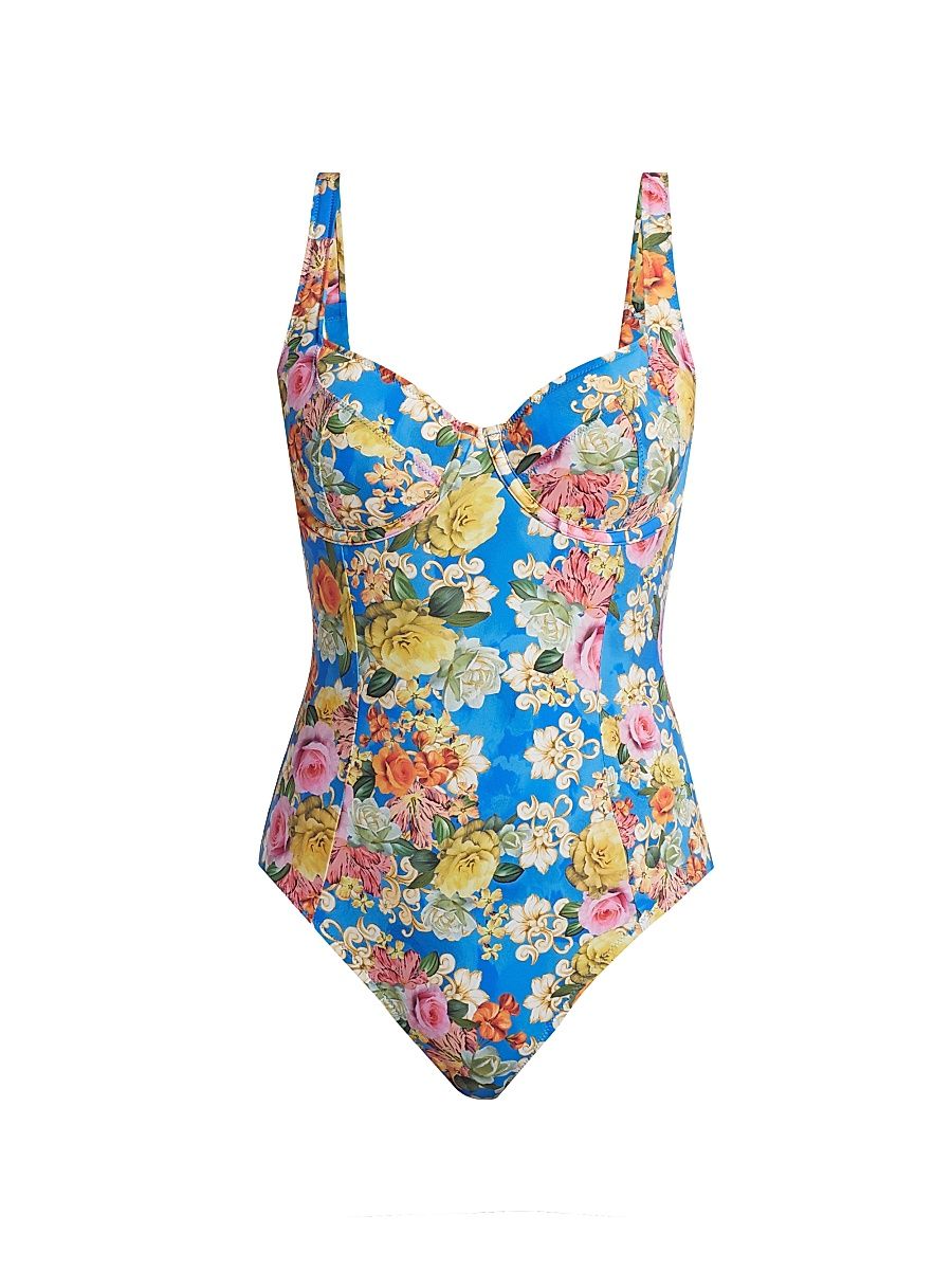 Women's Pauline Floral One-Piece Swimsuit - Pauline - Size Small