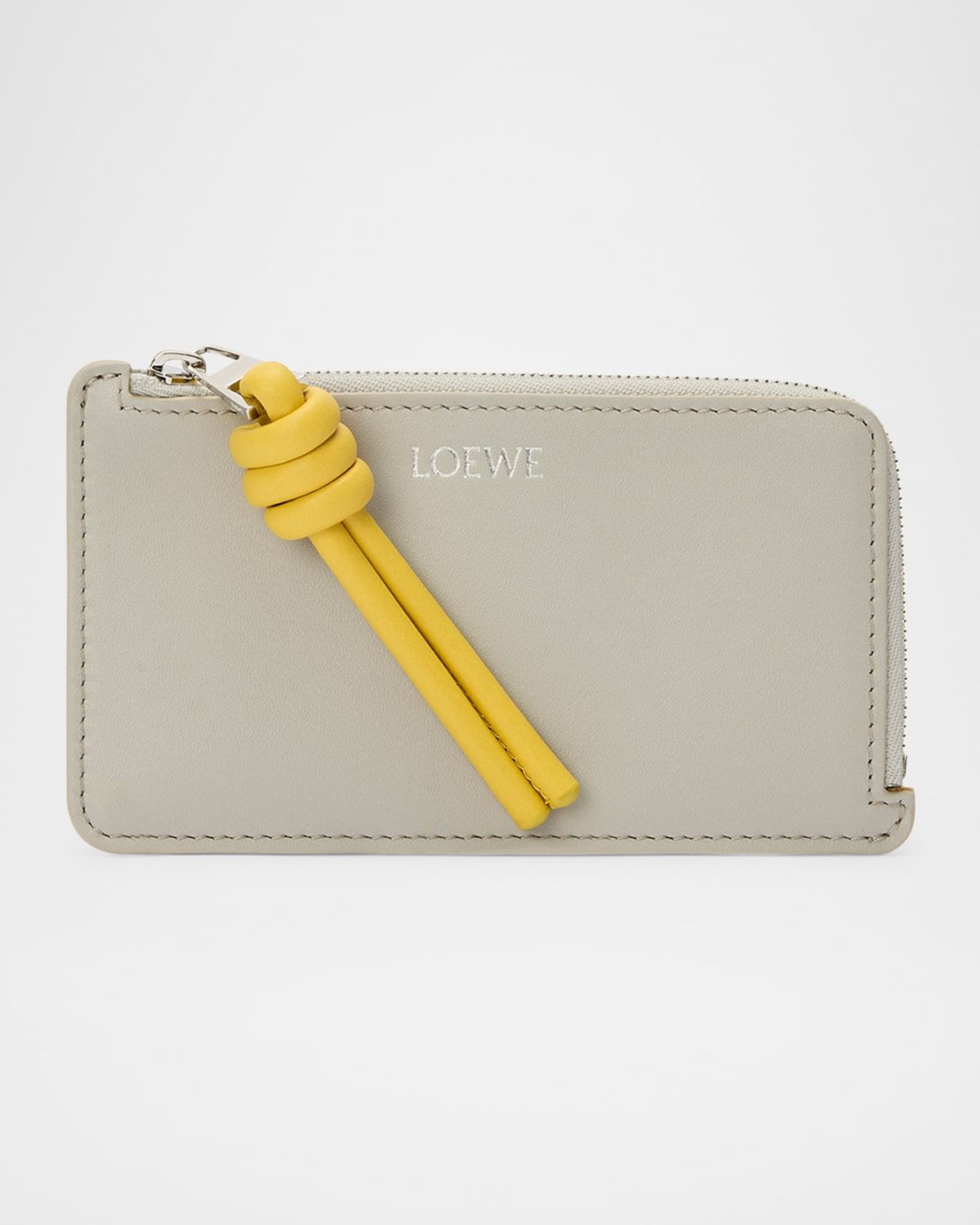 Knot Coind Card Holder in Napa Leather