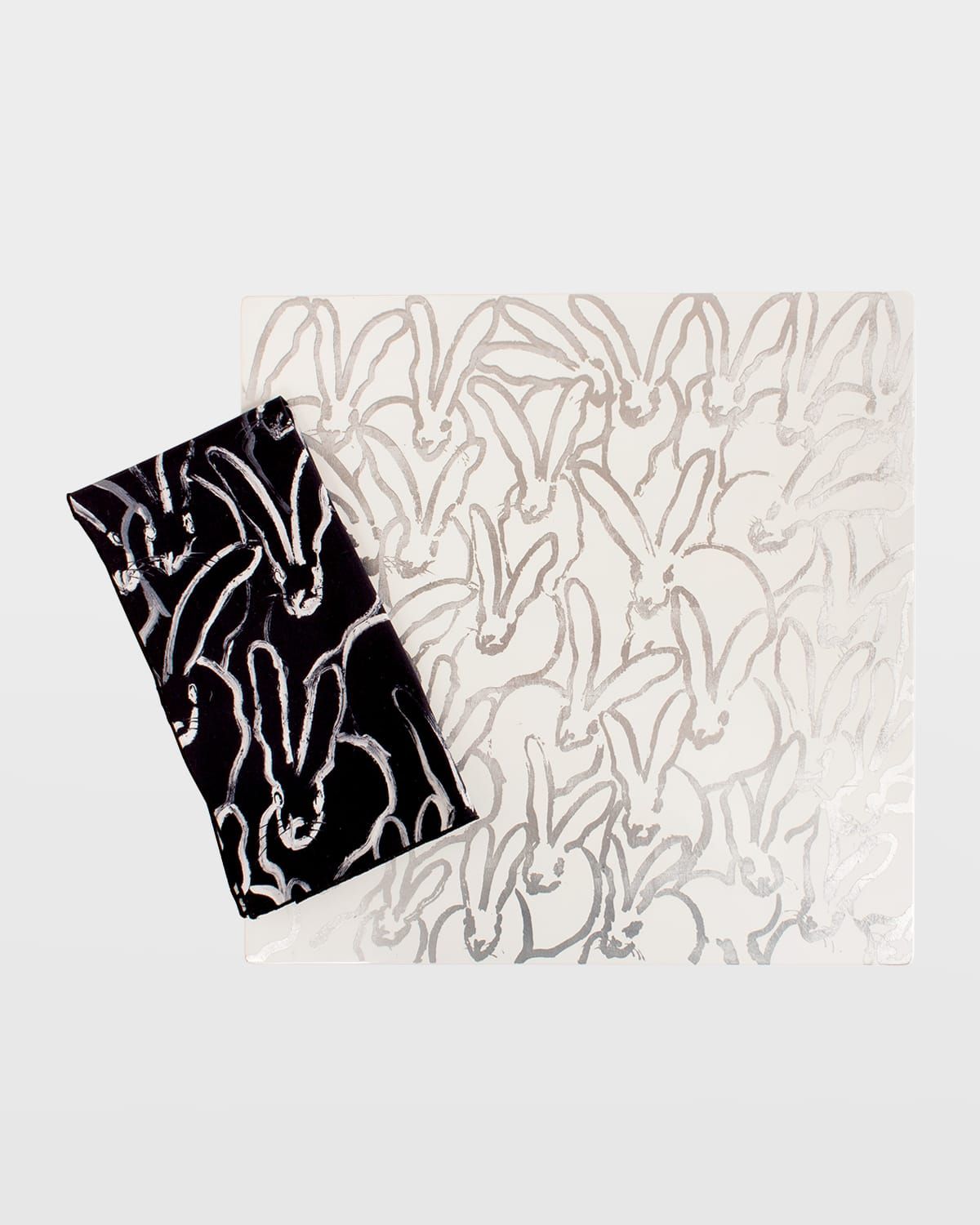 Rabbit Run Silver Leaf and Lacquer Placemat
