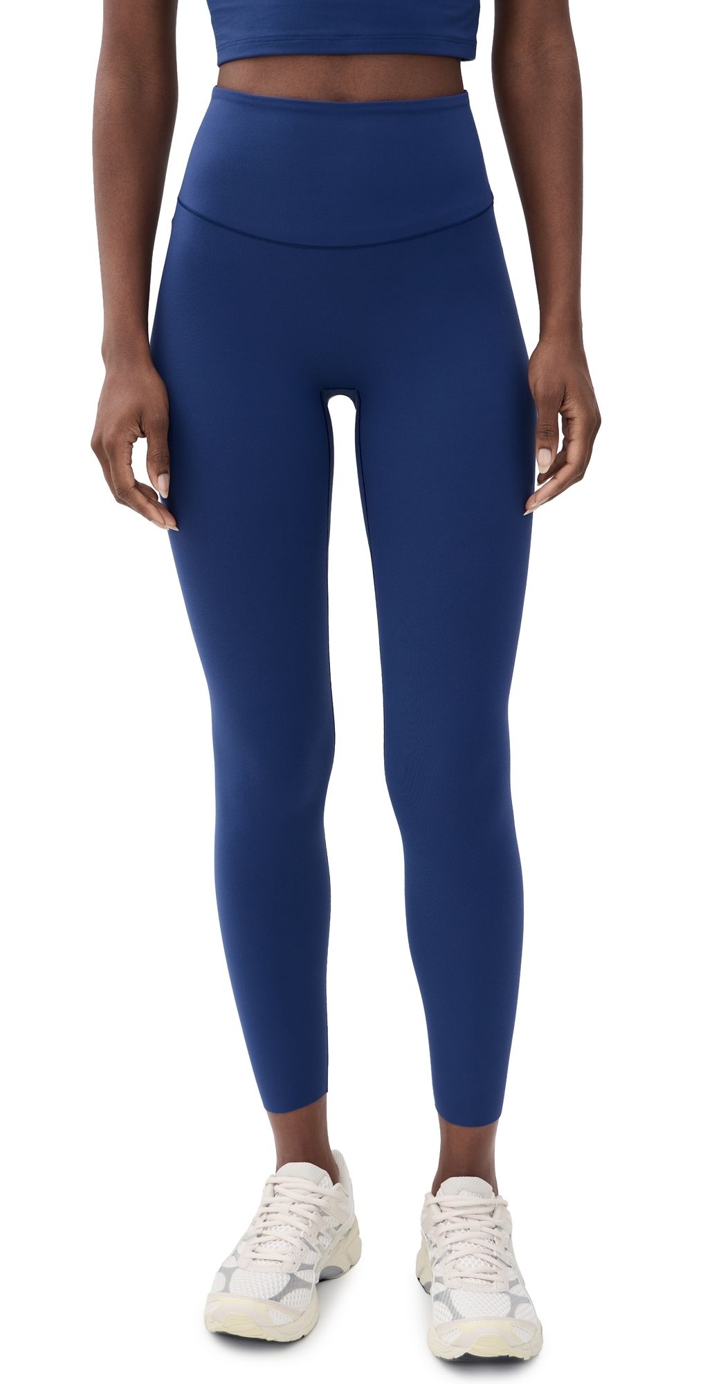 Beyond Yoga In The Zone High Waisted Midi Leggings Deep Ocean L