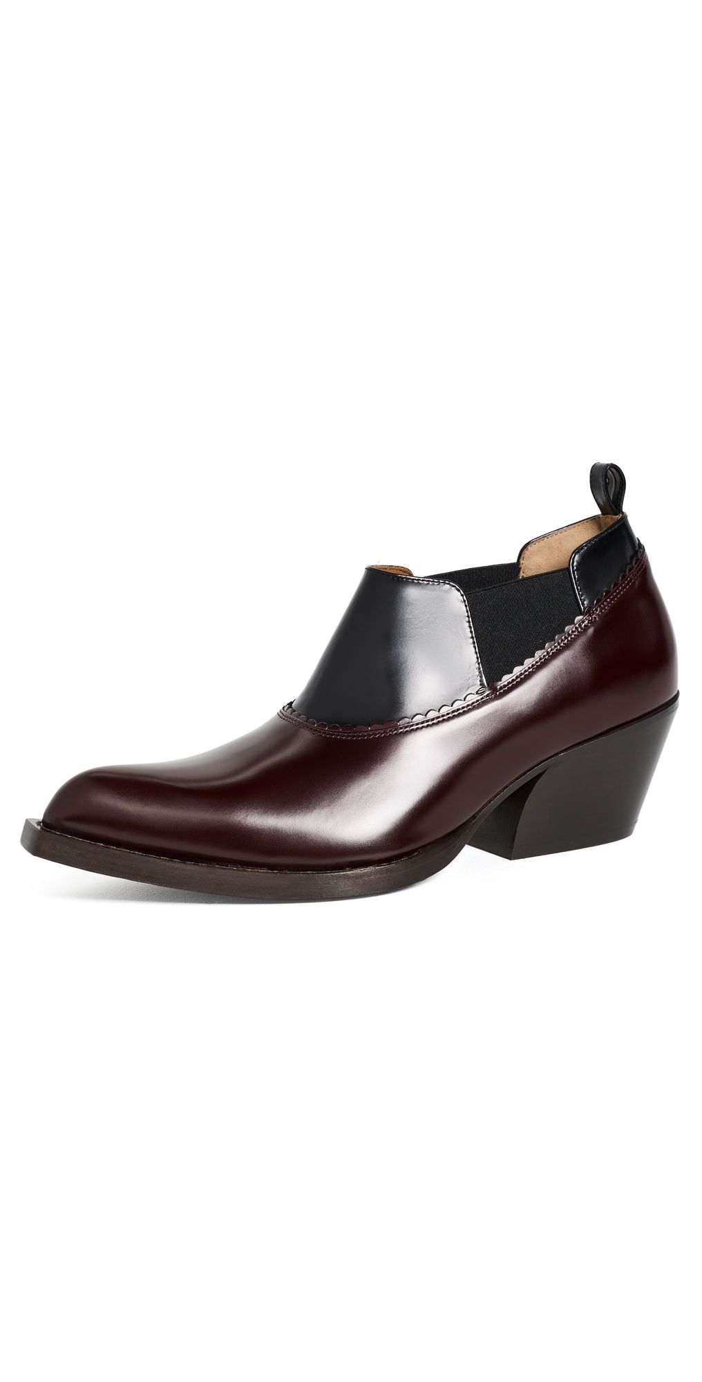 Marni Layered Boots Dark Brown/Black 36