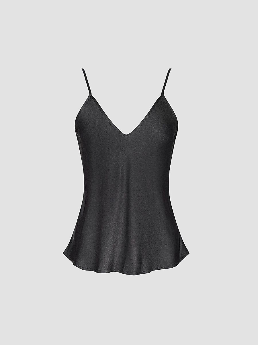 L'AGENCE Women's Lexi Camisole Top - Ash Olive - Size Large
