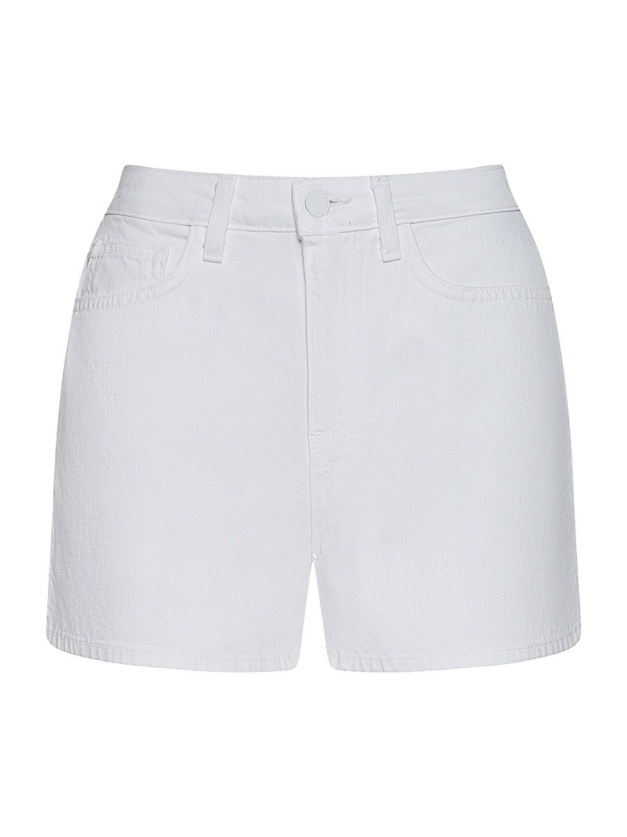 Women's Lissania Ultra High-Rise Denim Shorts - Blanc - Size 24