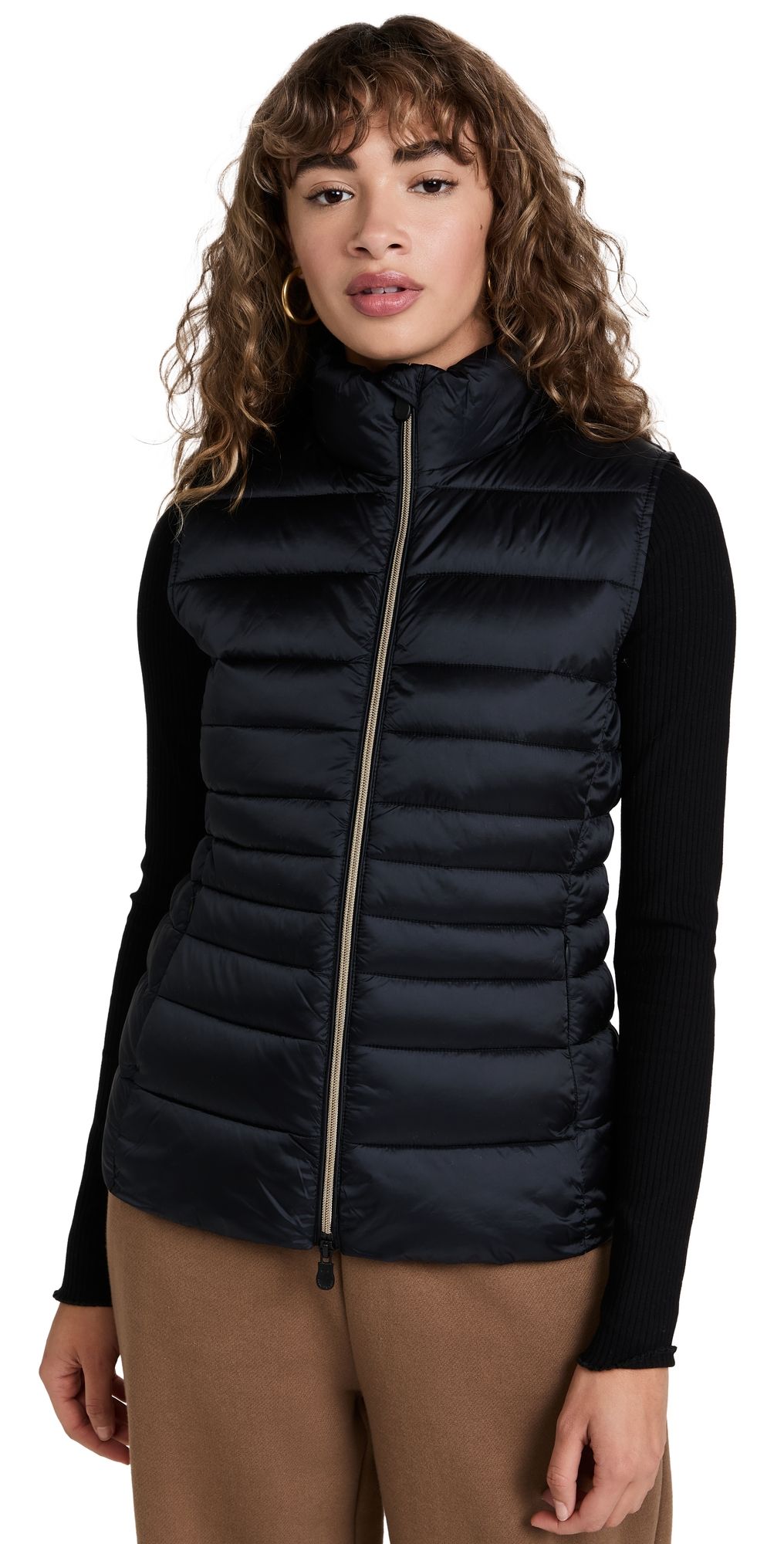 Save The Duck Lynn Short Puffer Vest Black S