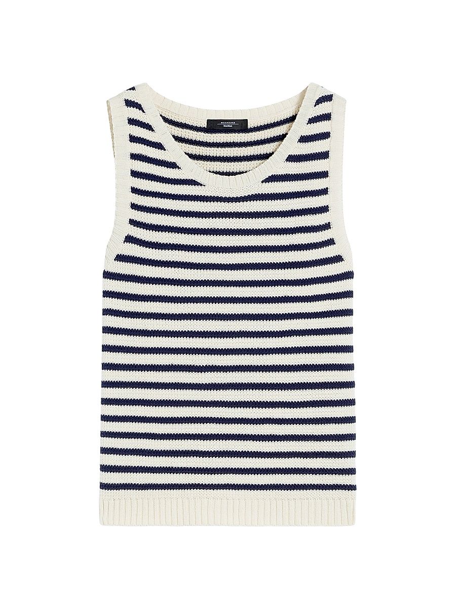 Women's Ribbed Cotton Yarn Jumper - Navy - Size XL
