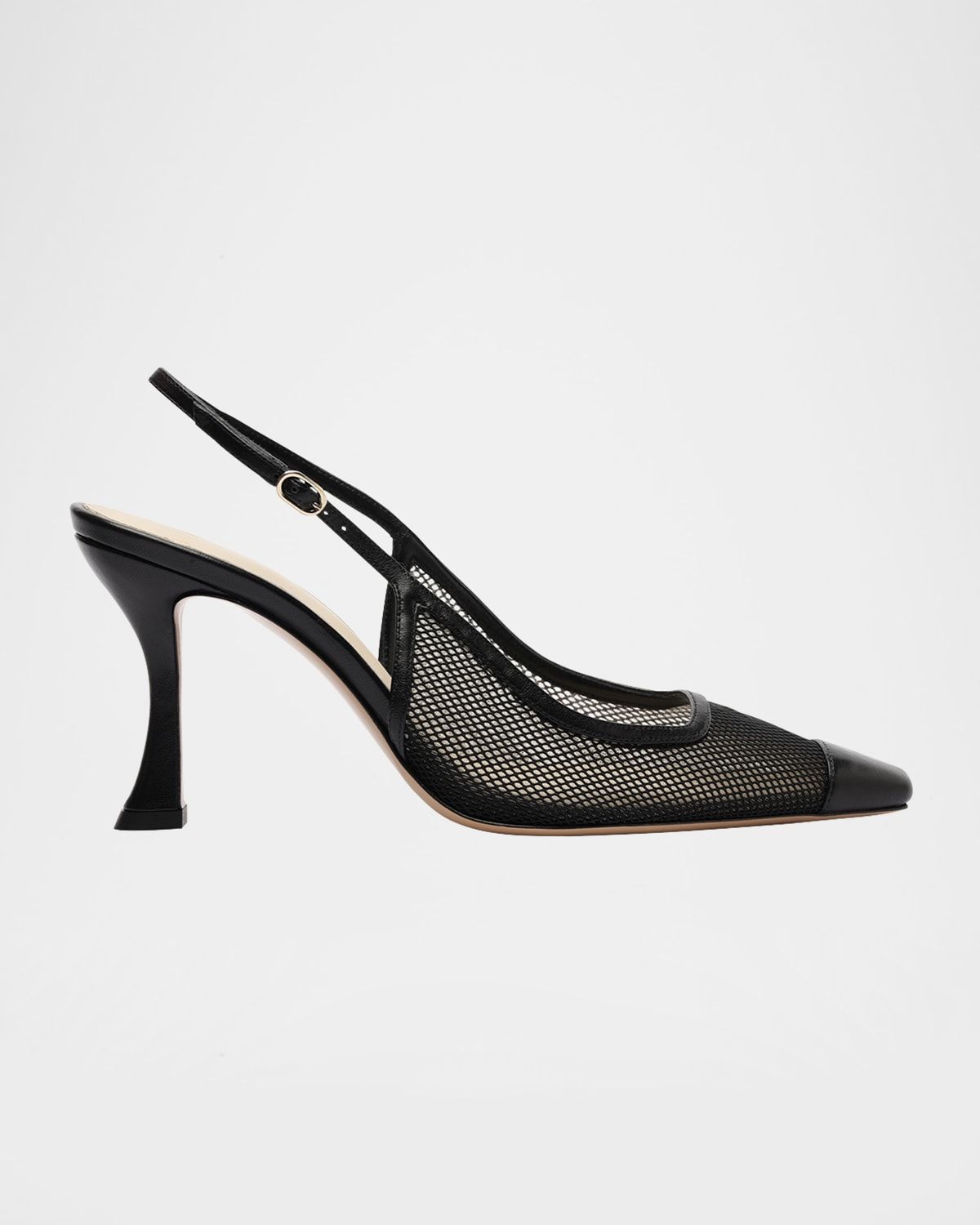 Olivia Mesh Slingback Pumps