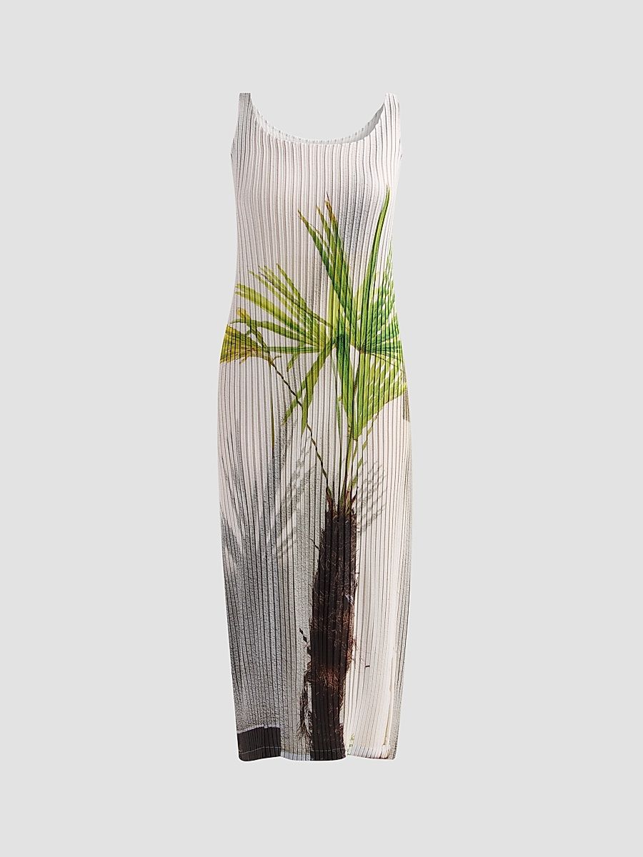 Women's Urban Jungle Pleats Midi-Dress - White - Size 2