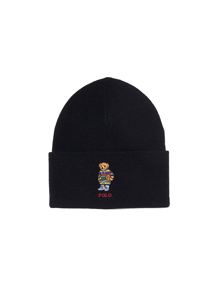 Men's Active Bear Beanie - Polo Black
