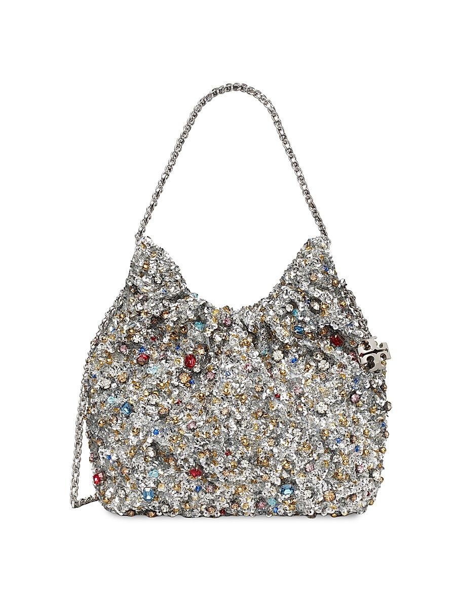 Women's Fleming Mini Embellished Hobo Bag - Warm Rain