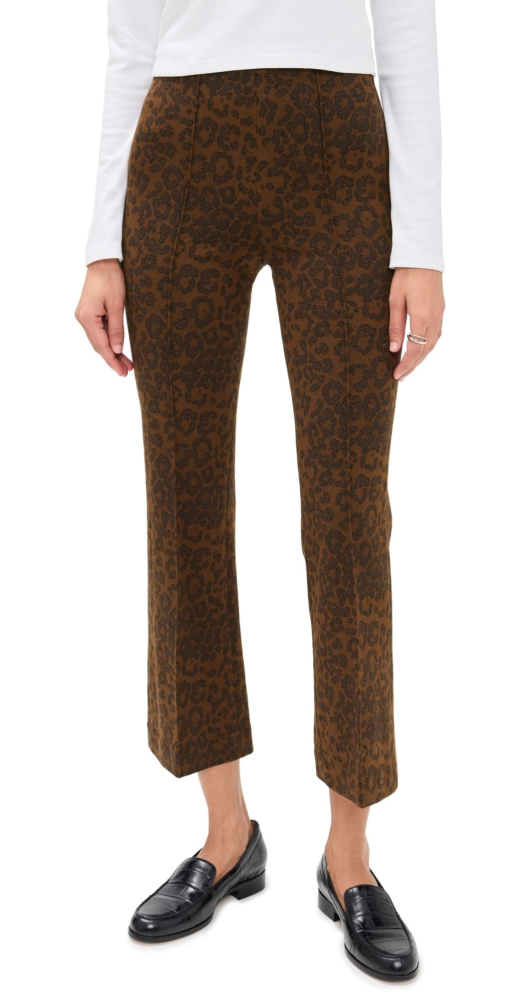 rag & bone Irina Ponte Jacquard Kick Flare Pants LEP XS