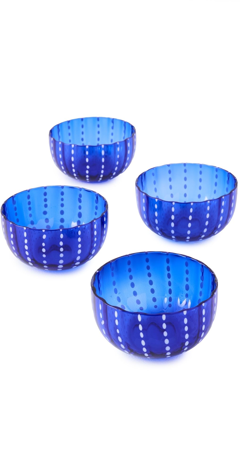 Zafferano Perle Bowl Set of 4 Blue One Size