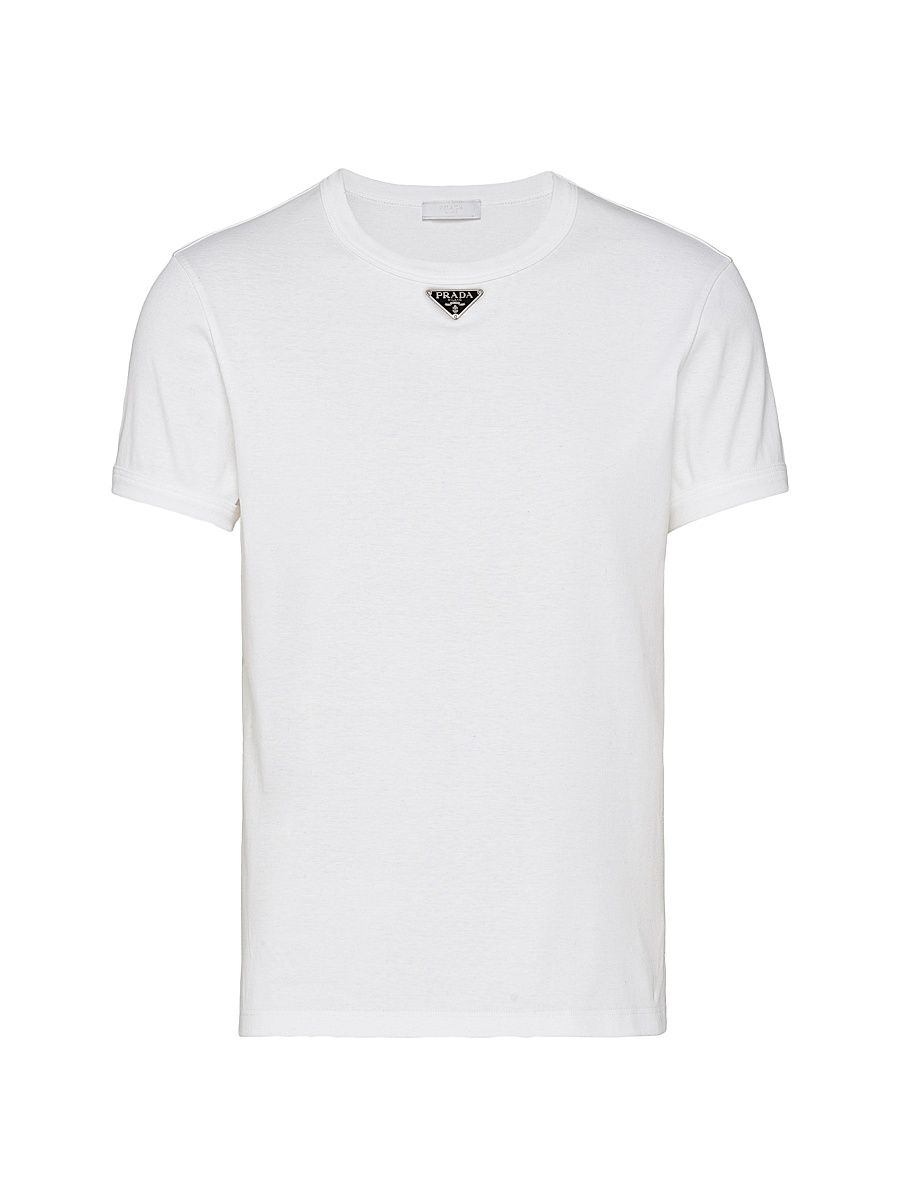 Men's Cotton T-Shirt - White - Size XL