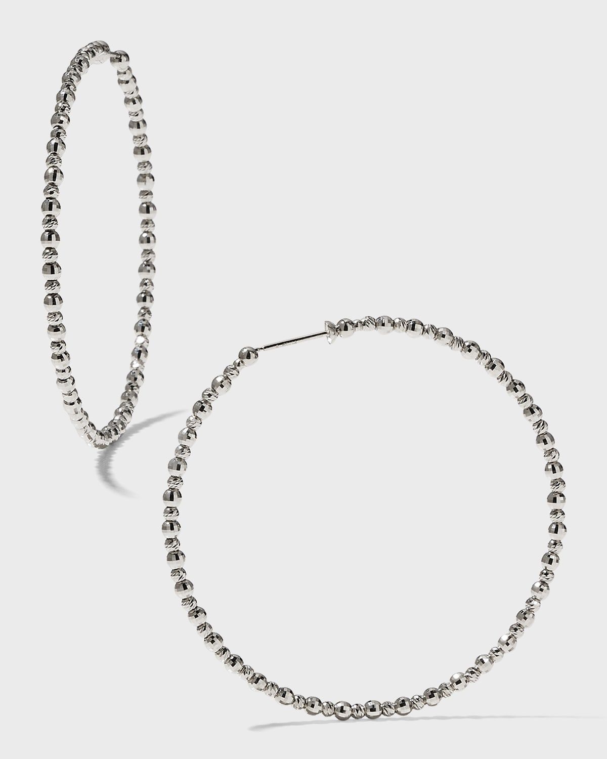 Platinum Limitless Hoop Earrings