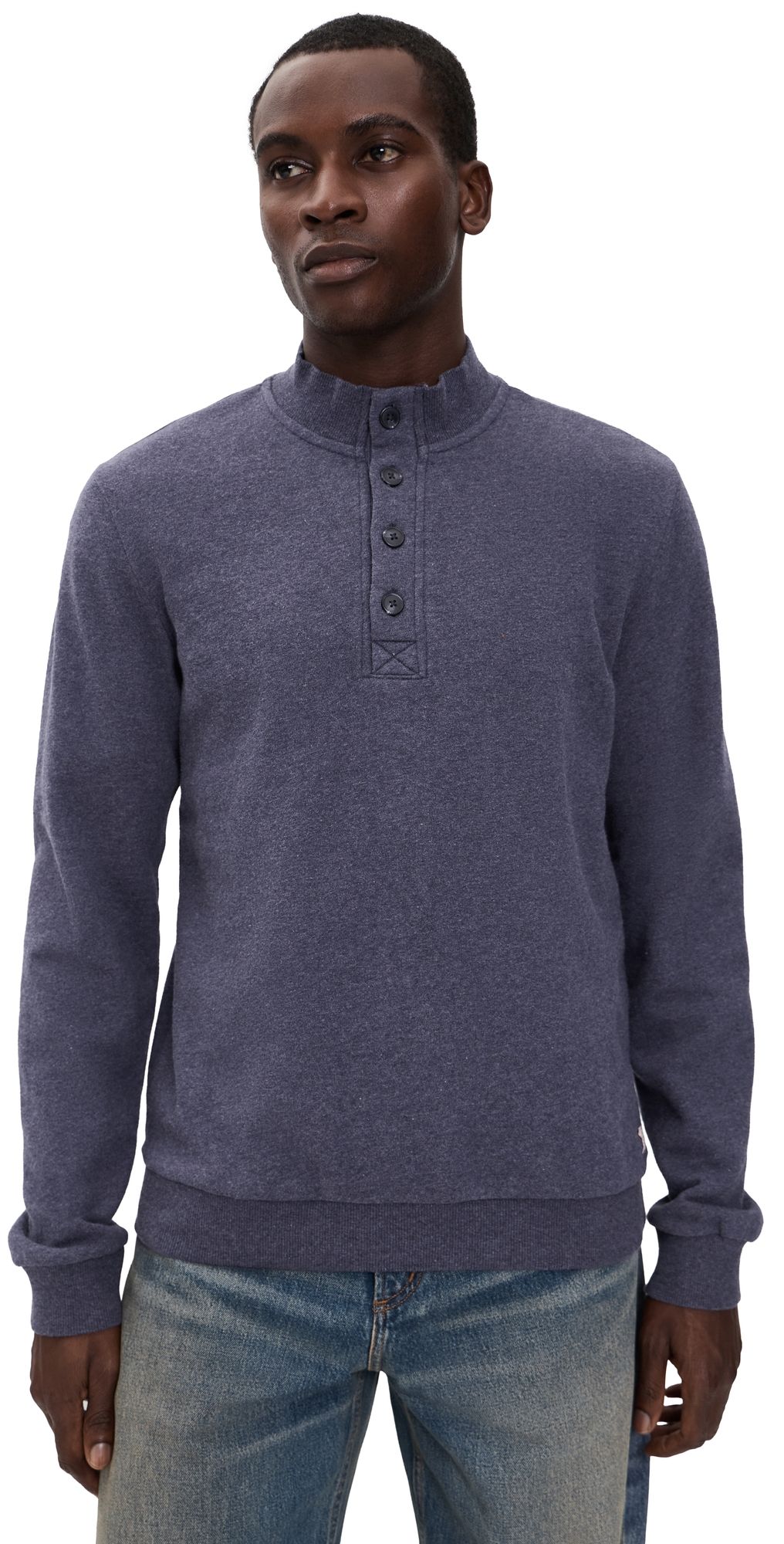 Marine Layer Cloud 9 Clayton Pullover Mood Indigo M