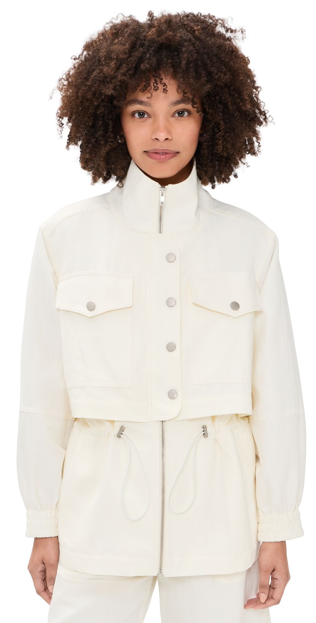 Apiece Apart Long Selva Jacket Cream S