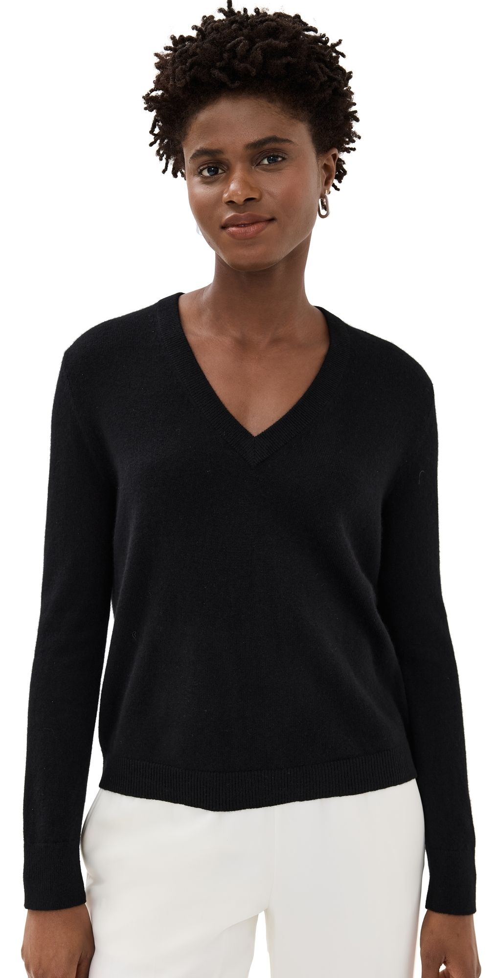 Jenni Kayne Flynn Cashmere Sweater Black XS