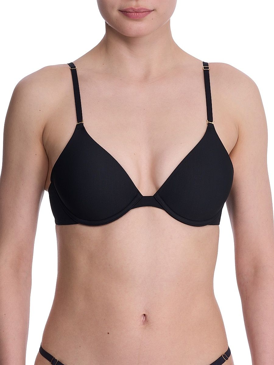 Women's Verge Convertible Plunge T-Shirt Bra - Black - Size 36B