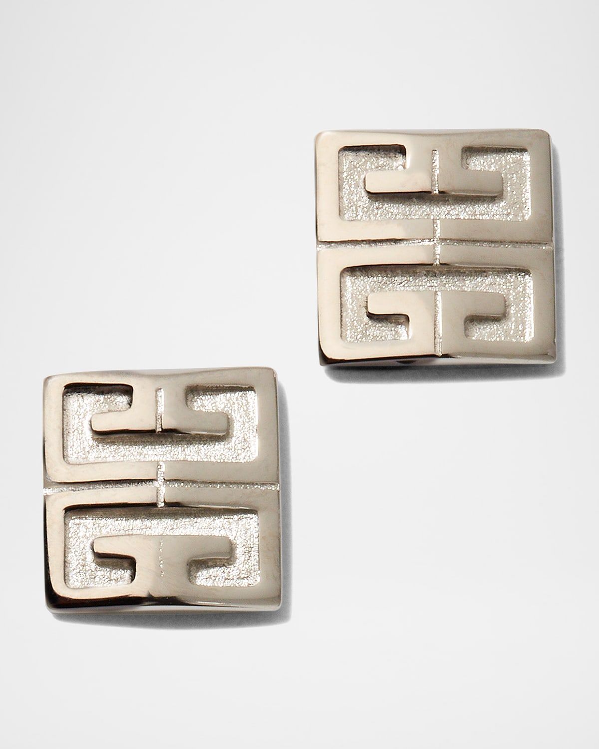 Men & apos;s 4G Silvery Stud Earrings