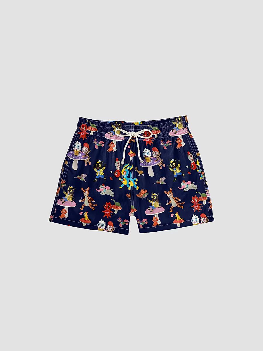 Arrels Barcelona Men's Catch The Wind Swim Shorts - Blue - Size XXL