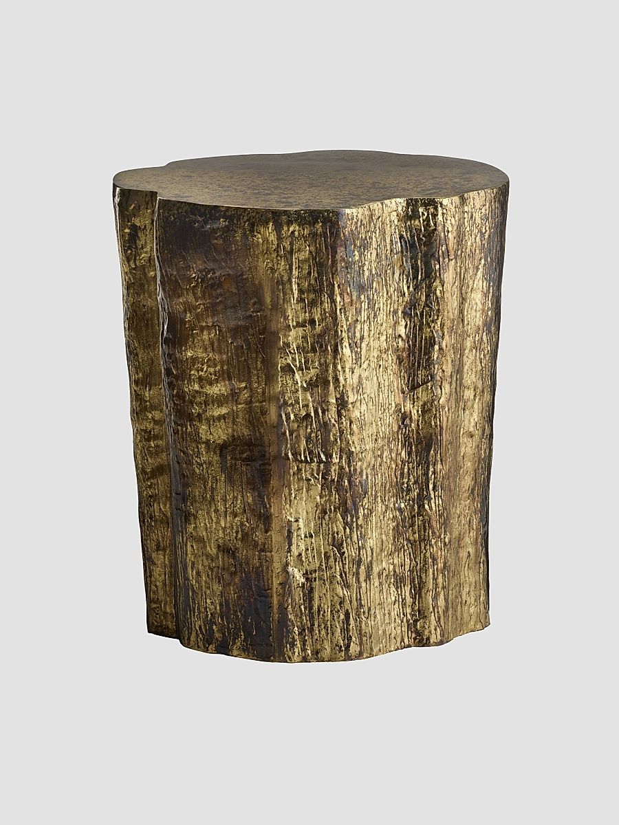 Minerva End Table - Gold