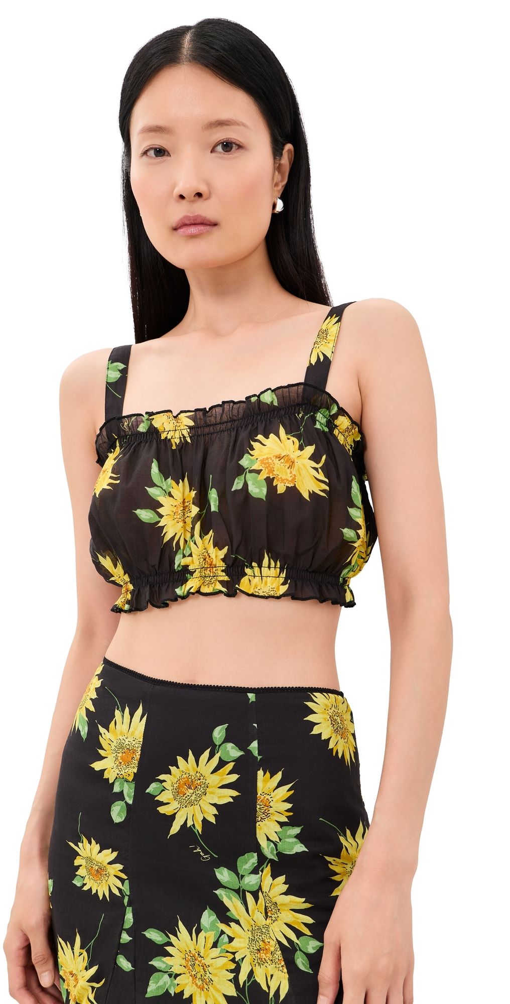 Lisa Says Gah Addison Top Golden Flower XL