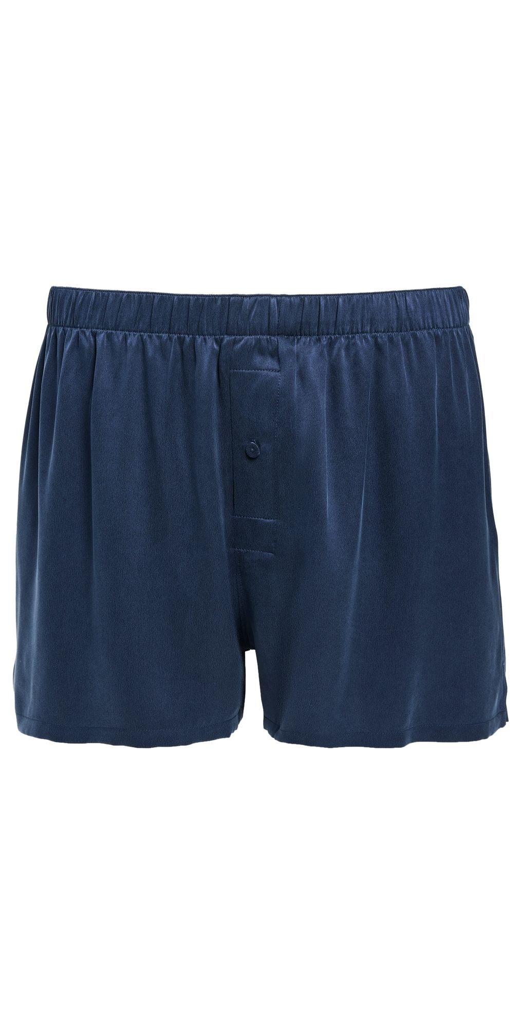 Lunya Washable Silk Boxers Deep Blue M
