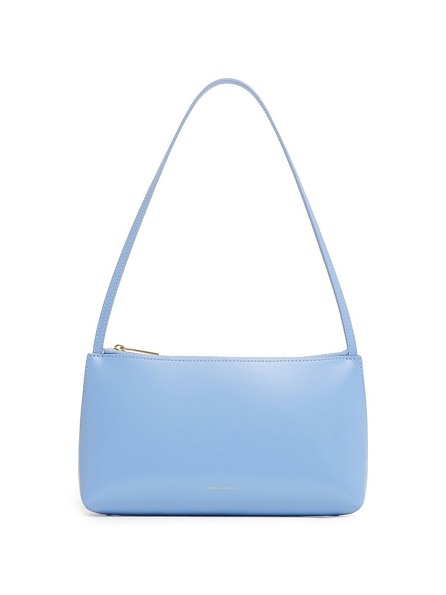 Women's Gaia Leather Shoulder Bag - Cornflower