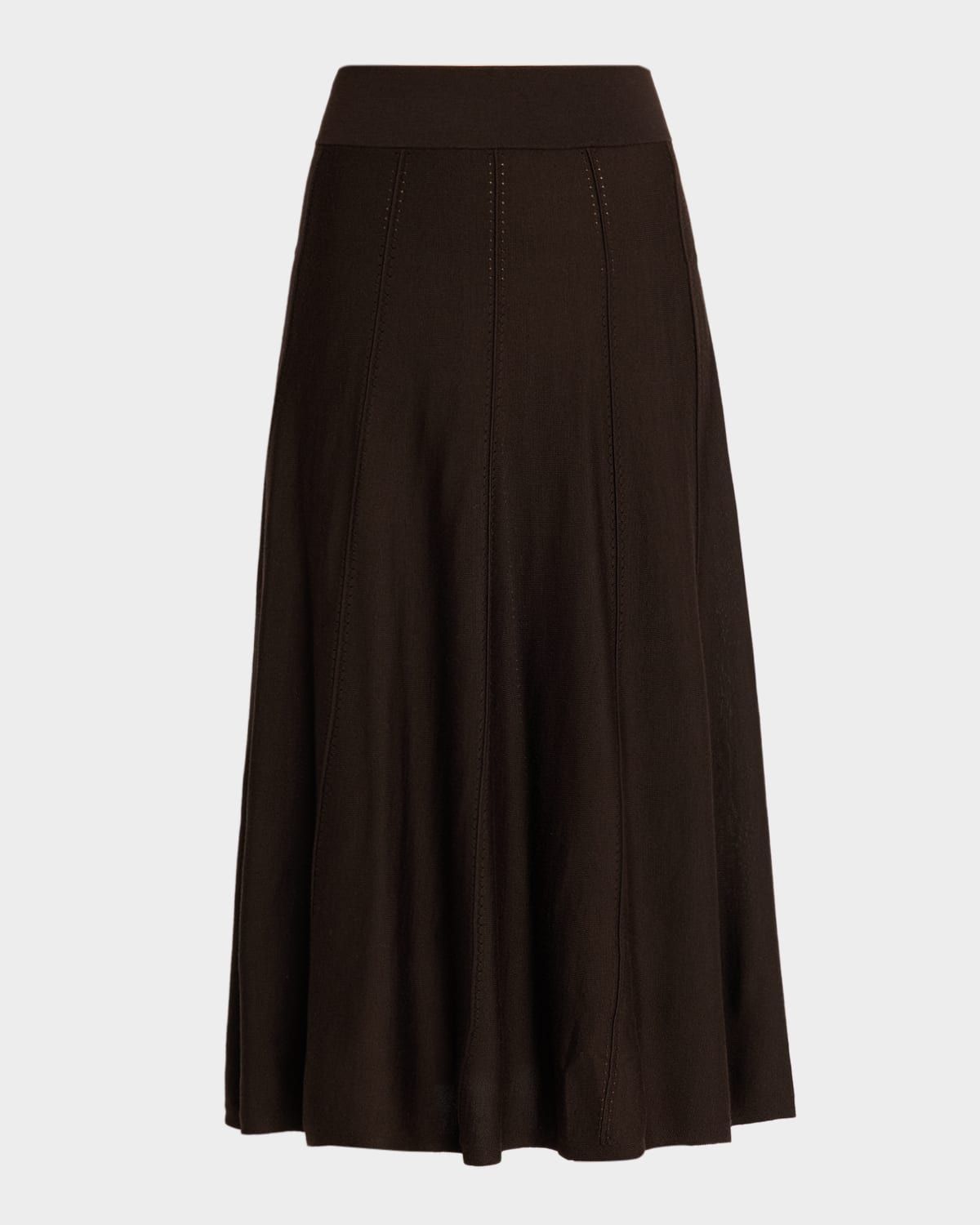 Willow Midi Skirt in Merino Wool