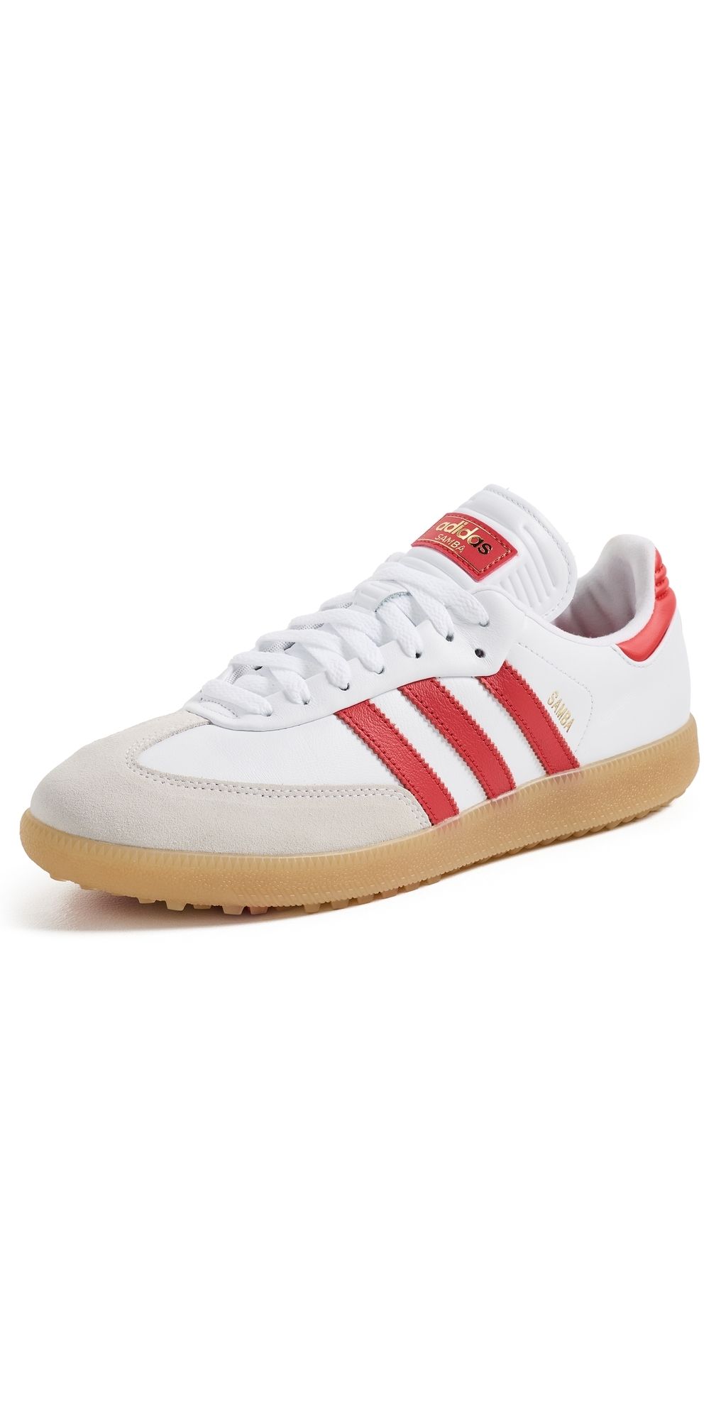 Adidas Golf Samba Golf Shoes White/Lucid Red 13