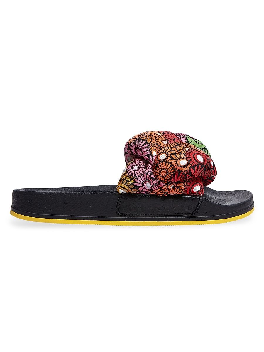 Women's Treccia Slides - Pride Daisy Multicolor - Size 12 Sandals