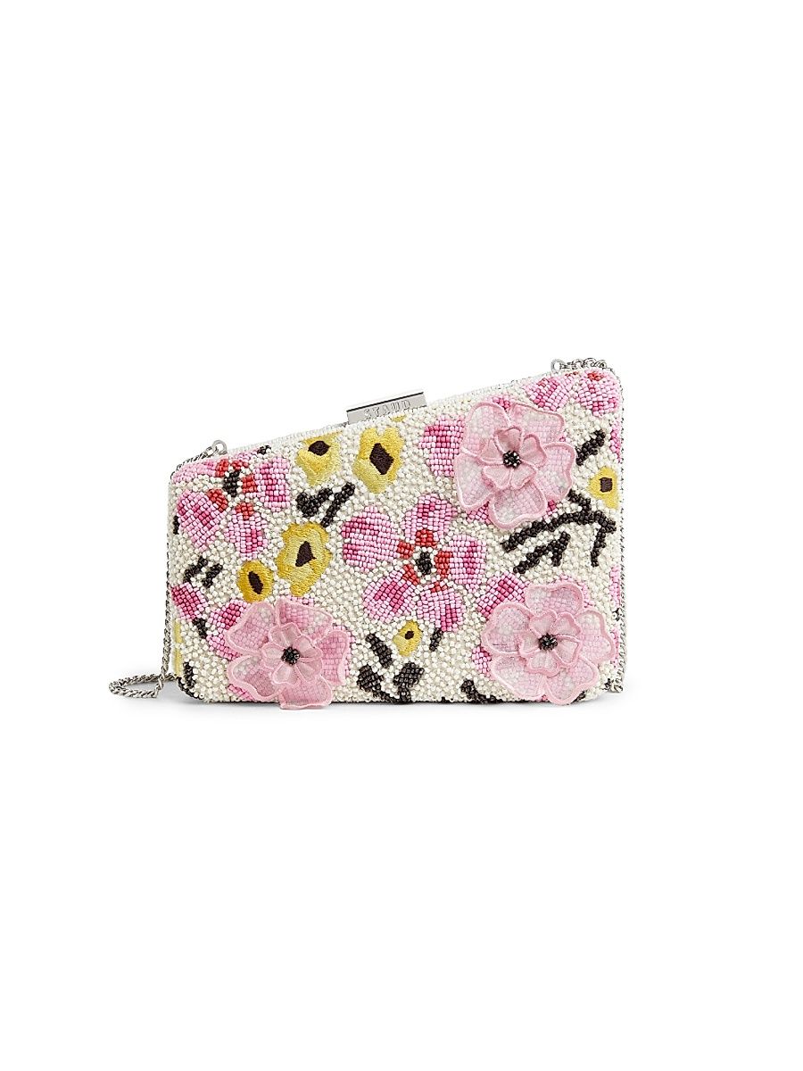 Women's Carmella Floral Beaded Convertible Clutch - Blossom Floral