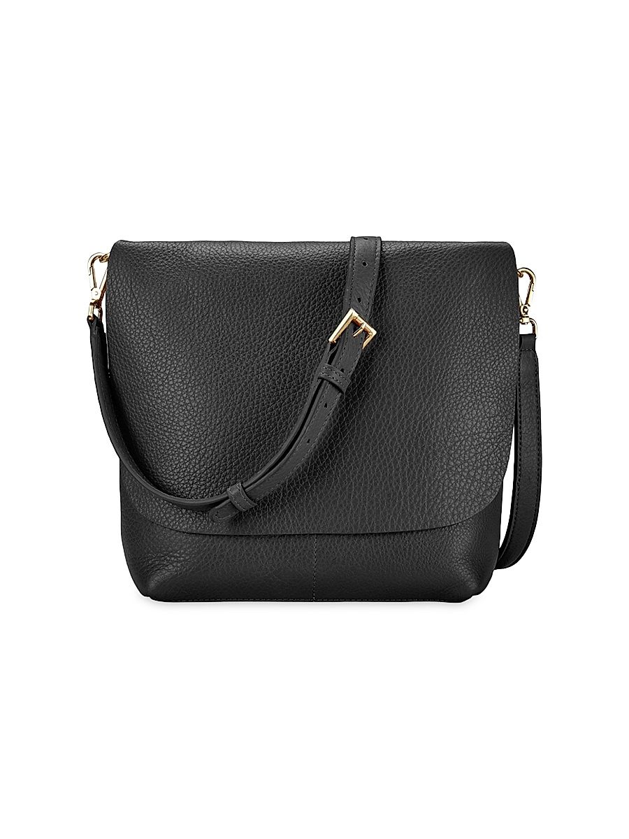 Women's Andie Leather Crossbody Bag - Black
