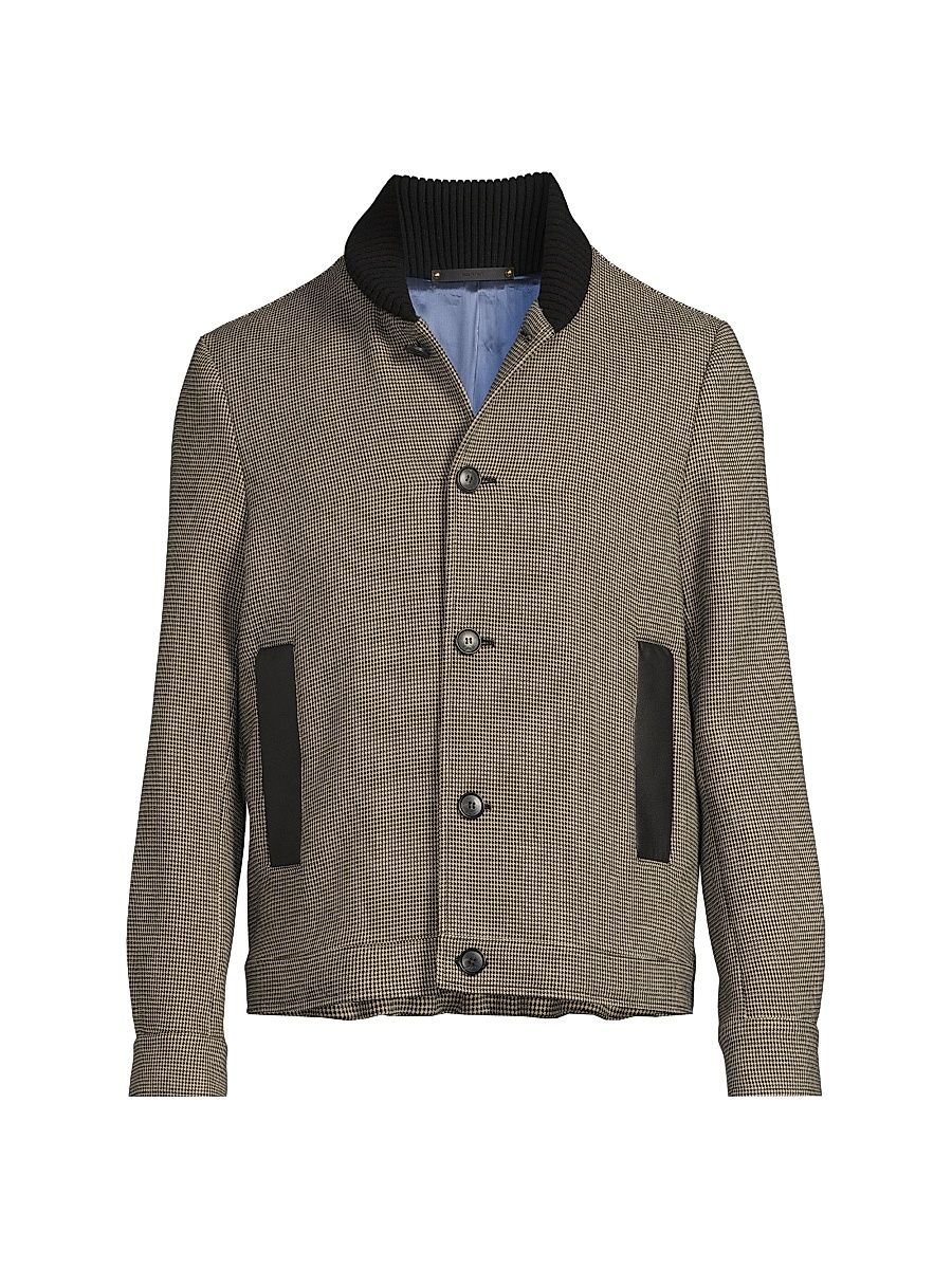 Men's Tribute to Photography Baseball Jacket - Grey Beige - Size XL