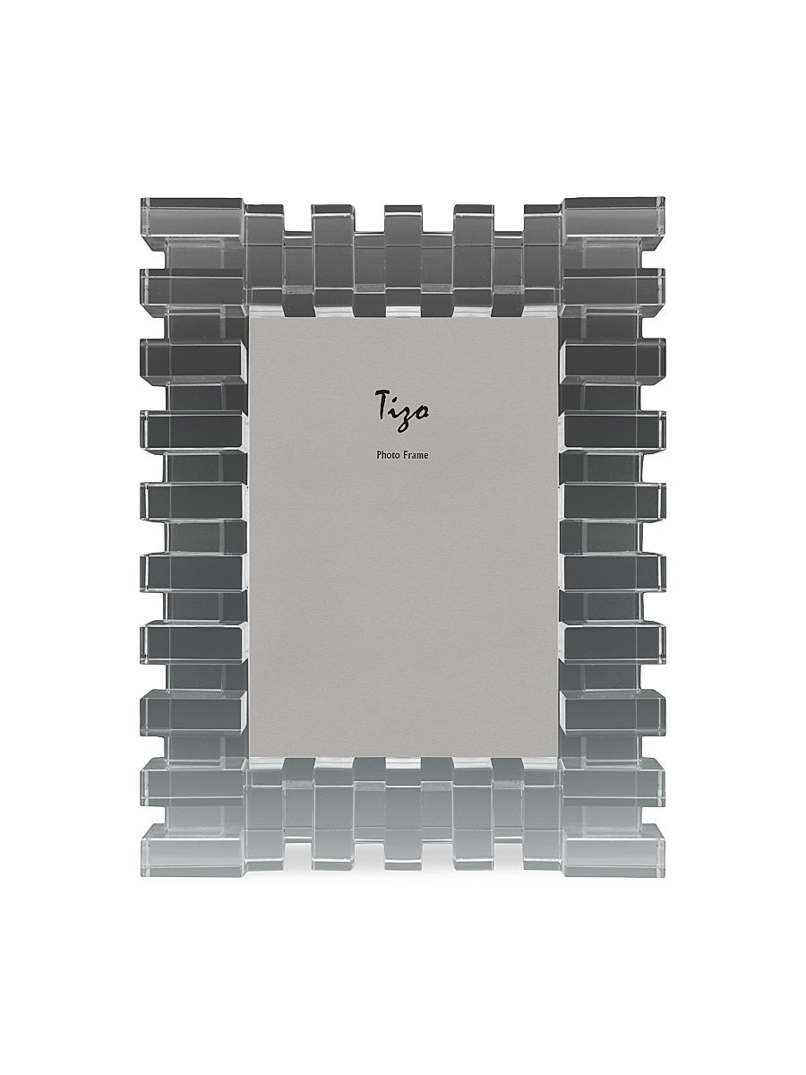 Clear Crystal Block Frame - Clear - Size 5 x 7