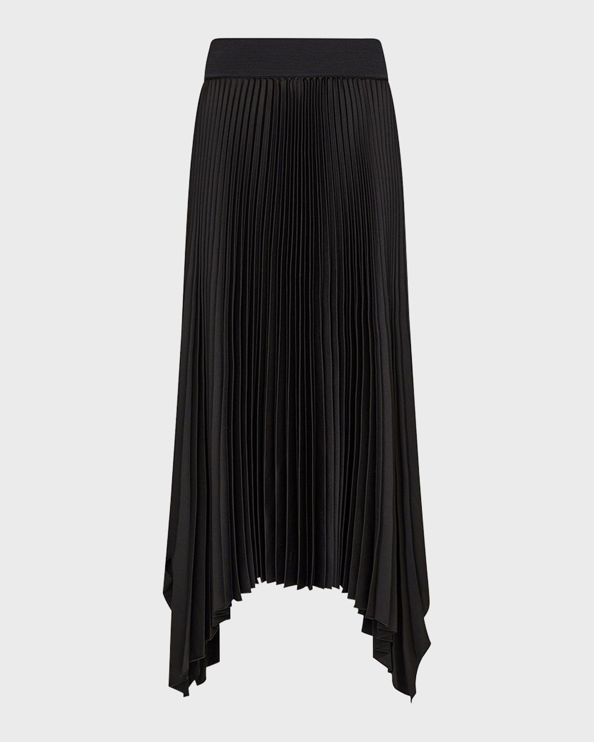 Ade Pleated Handkerchief Midi Skirt
