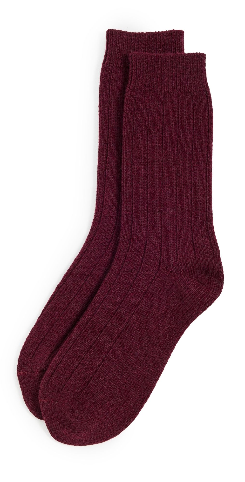NN07 Melange Wool Socks Wine Red One Size
