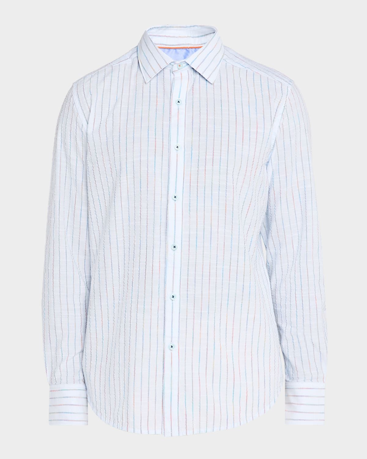 Men & apos;s Wythburn Multicolor Stripe Cotton Sport Shirt