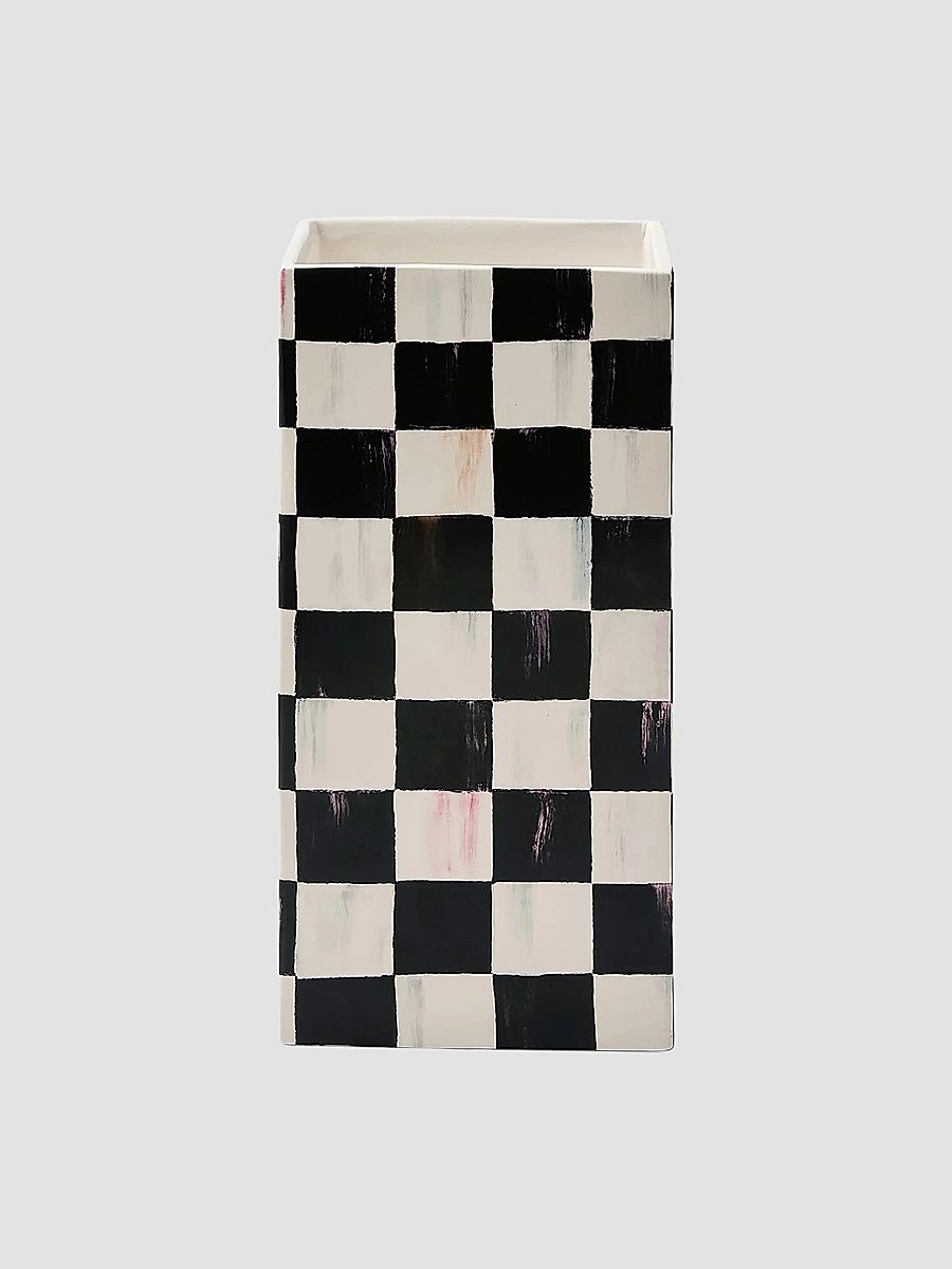 Courtly Check Pillar Vase