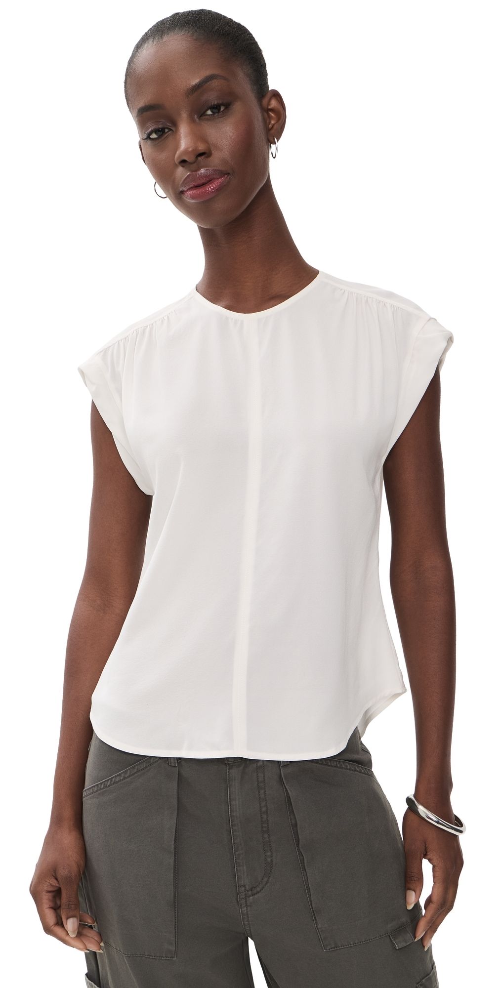 Rachel Comey Jacques Blouse Off White 14