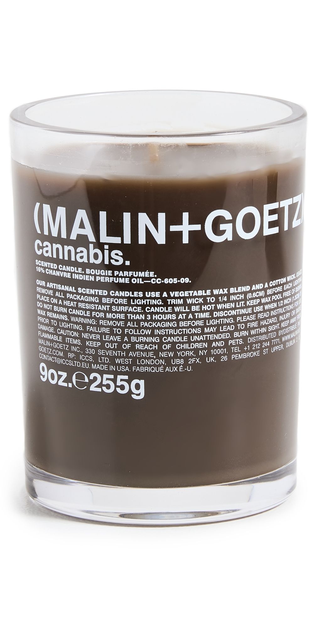 MALIN+GOETZ Cannabis Candle Cannabis 9 oz/ 266mL