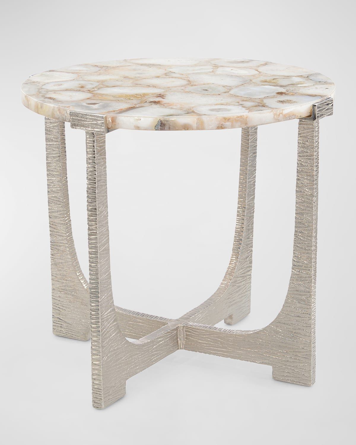 Unity Round Agate End Table