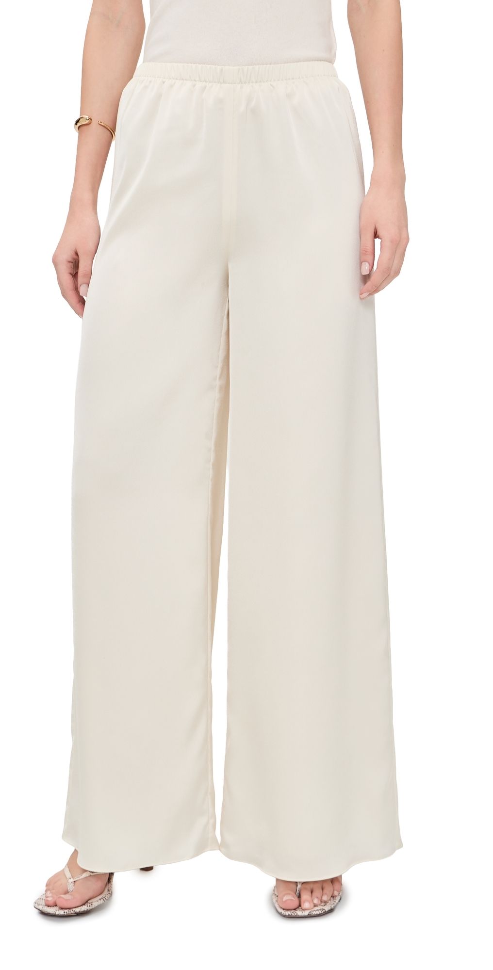 Favorite Daughter The Everything Wide Leg Pants Ivory XS