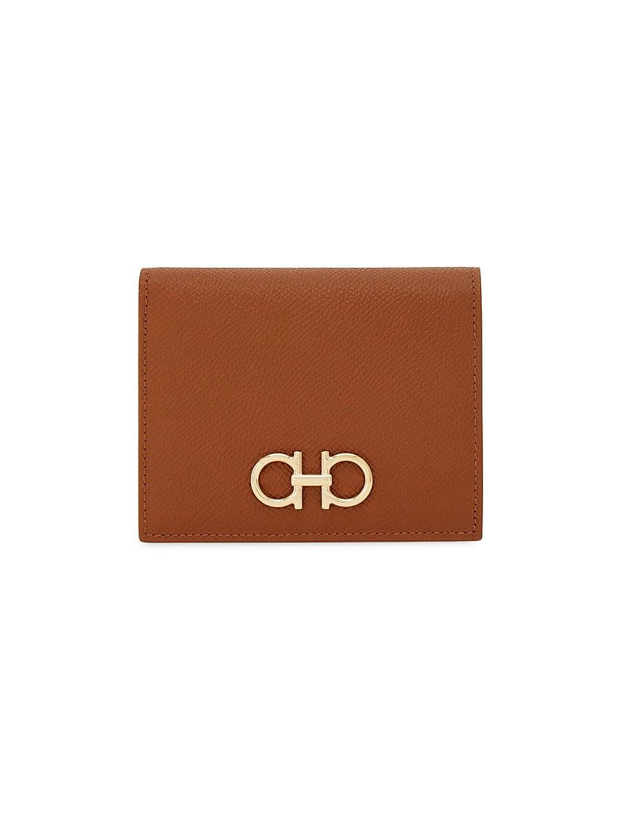 Women's Gancini Faux-Leather Compact Wallet - Naturale Resort